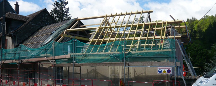 Travaux de charpente couverture zinguerie _ Monestier de Clermont (4)