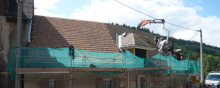 Travaux de charpente couverture zinguerie _ Monestier de Clermont (7)