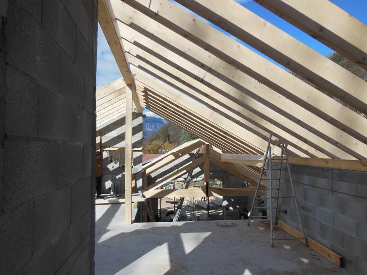 Travaux de charpente couverture zinguerie Saint Martin d'Hres 2013 (3)