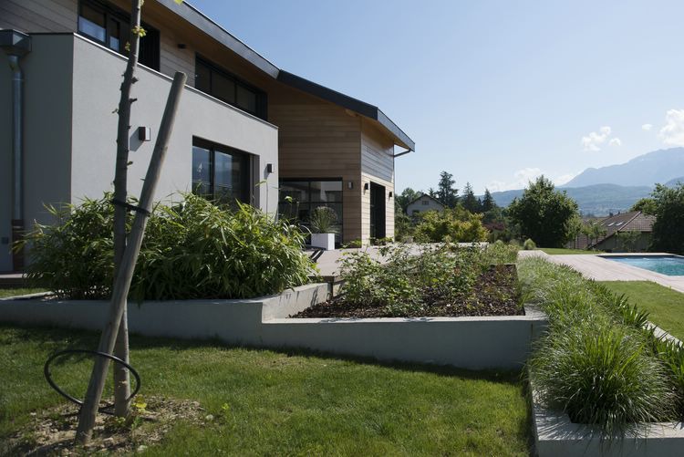 Maison ossature bois labellise BBC _ Saint Jean de Moirans (29)