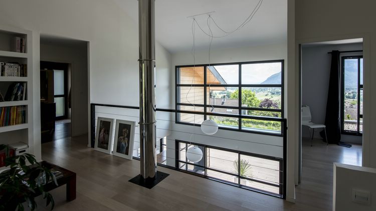 Maison ossature bois labellise BBC _ Saint Jean de Moirans (30)