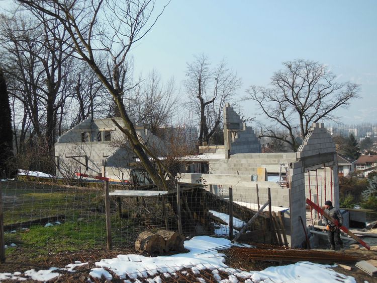 Travaux de charpente couverture zinguerie Saint Martin d'Hres 2013 (1)