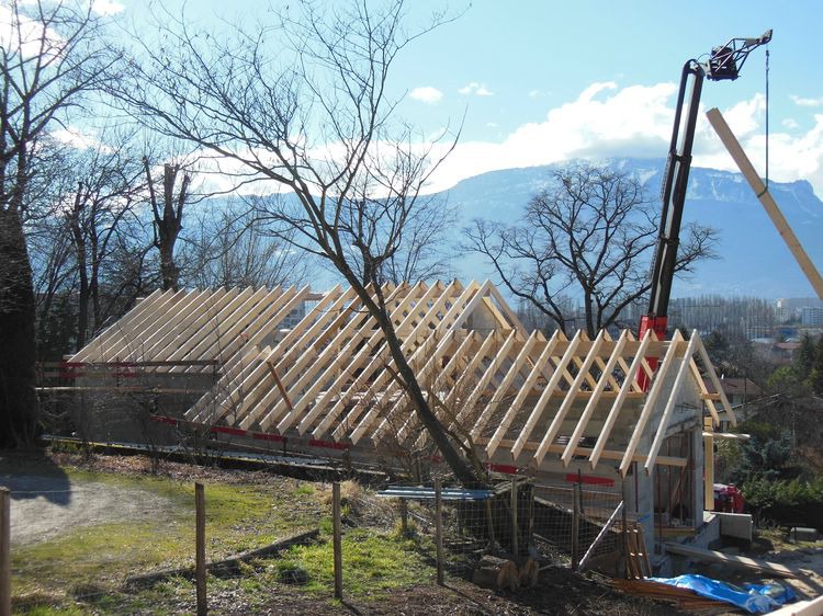 Travaux de charpente couverture zinguerie Saint Martin d'Hres 2013 (4)
