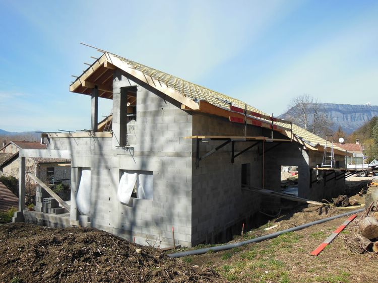 Travaux de charpente couverture zinguerie Saint Martin d'Hres 2013 (8)